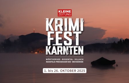 Webbanner of the Krimifest Carinthia with date